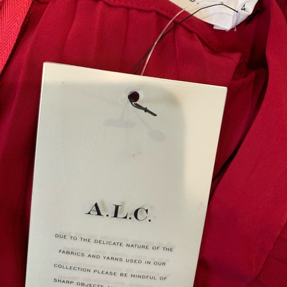 NWT ALC Claude lace trimmed pleated skirt - Picture 6 of 6